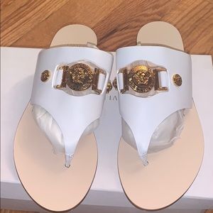 Brand New white Versace sandals